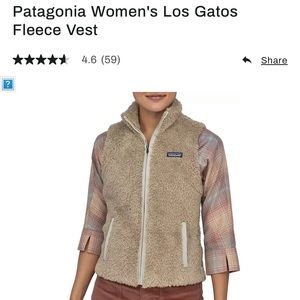 Patagonia Los Gatos Fleece Vest - khaki